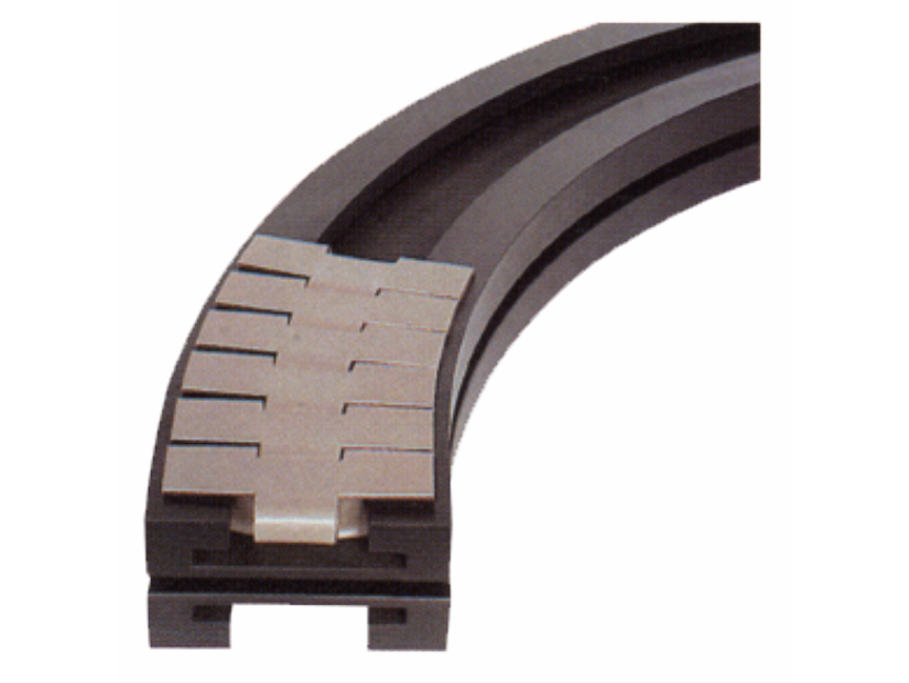Alpolen 1000 90° Turn Bearings (For Heavy Type Belts with 882 Thread Turn) - Conveyor part