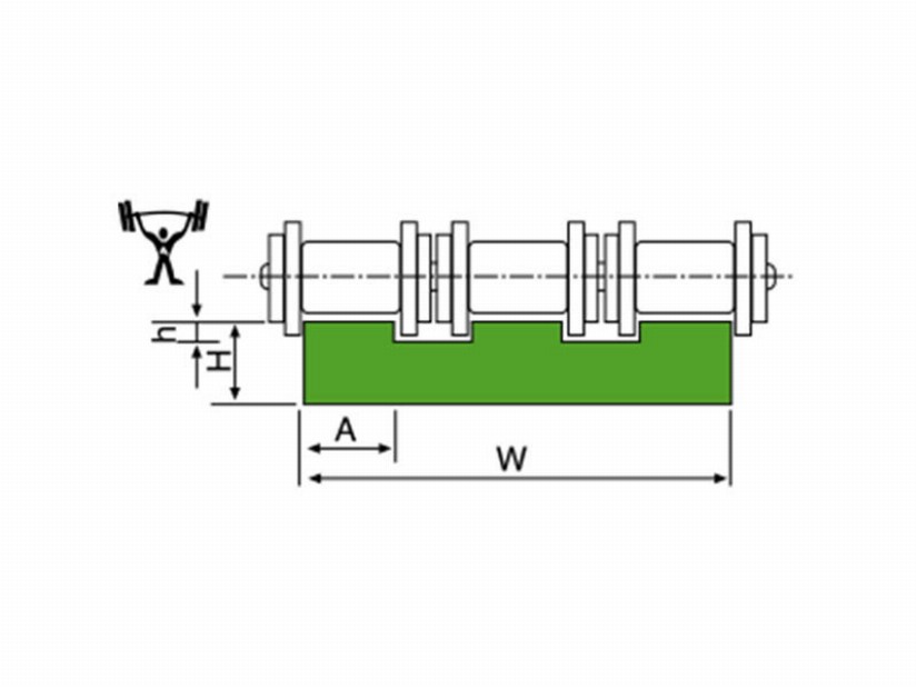  Alpolen 1000 3 Row Chain Slideway - Conveyor part 1