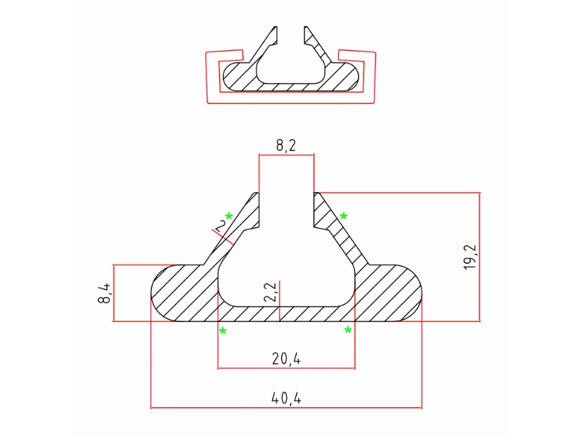 Aluminum Profile For 50 Mm C Profile - Conveyor part