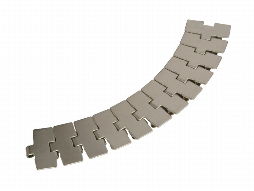 881 Angled Ear Rotation Stainless Belt (8°) - Conveyor part