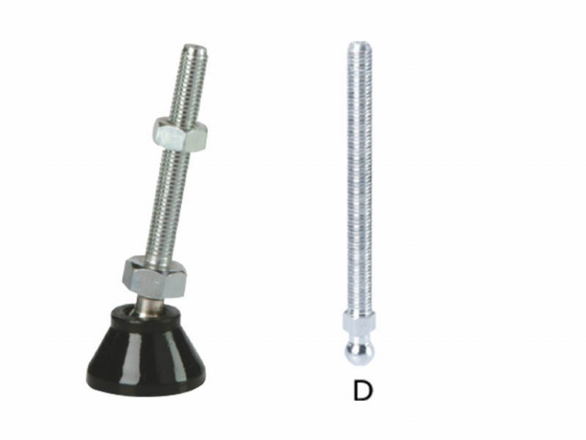 (Ø40) Plastic bottom wedge (6 Corners Stainless Steel) Angle 304 (Inox) - Conveyor part